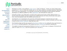 Tablet Screenshot of portaudio.com